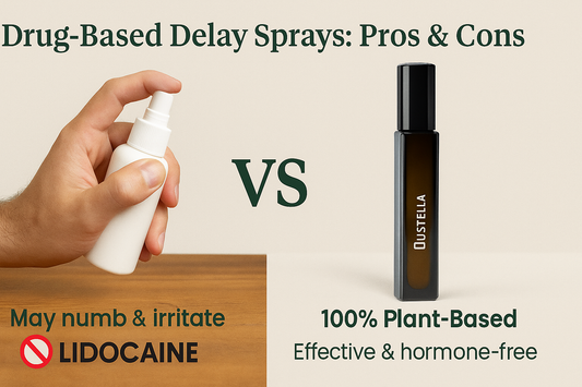 Drug-Based Delay Sprays Pros Cons Lustella Nature Delay Spray For Men